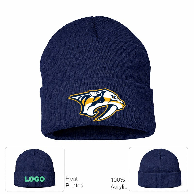 Nashville Predators Navy Beanie Hat
