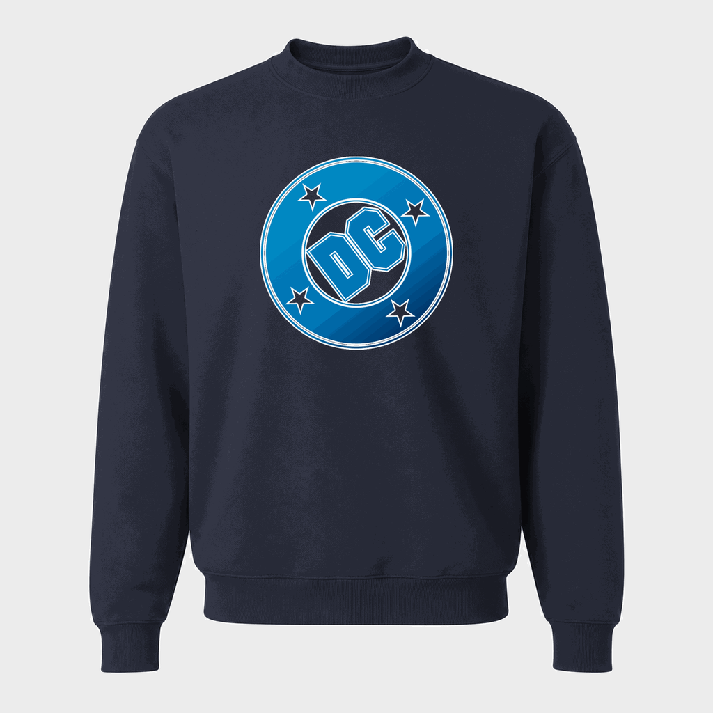 Men's DC Comics Crewneck Sweatshirt - Navy