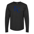 Men's Kansas City Royals Long sleeves Cotton Blend T-Shirt - Black