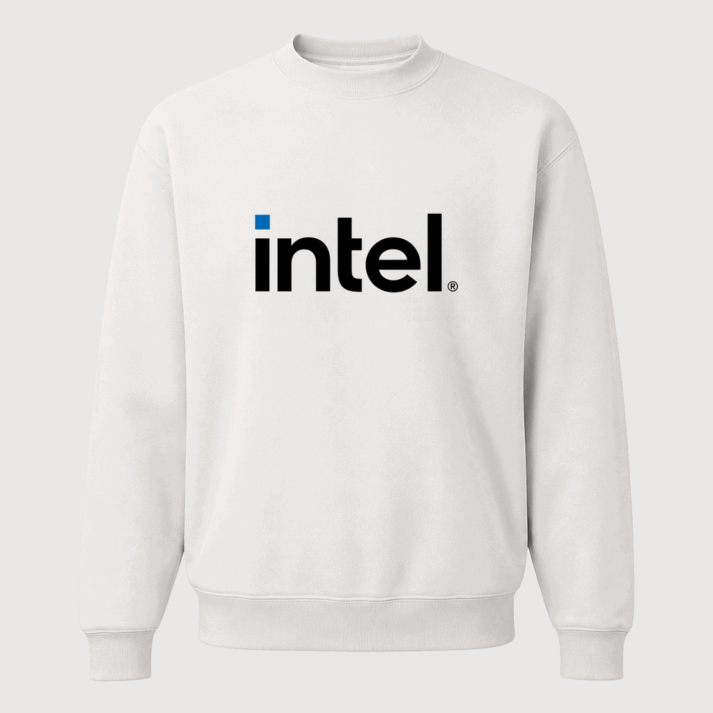 Men's Intel Crewneck Sweatshirt - White