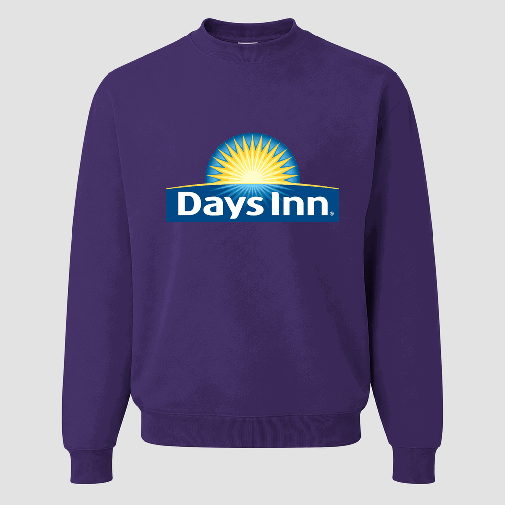Men's Days Inn Crewneck Sweatshirt - Purple