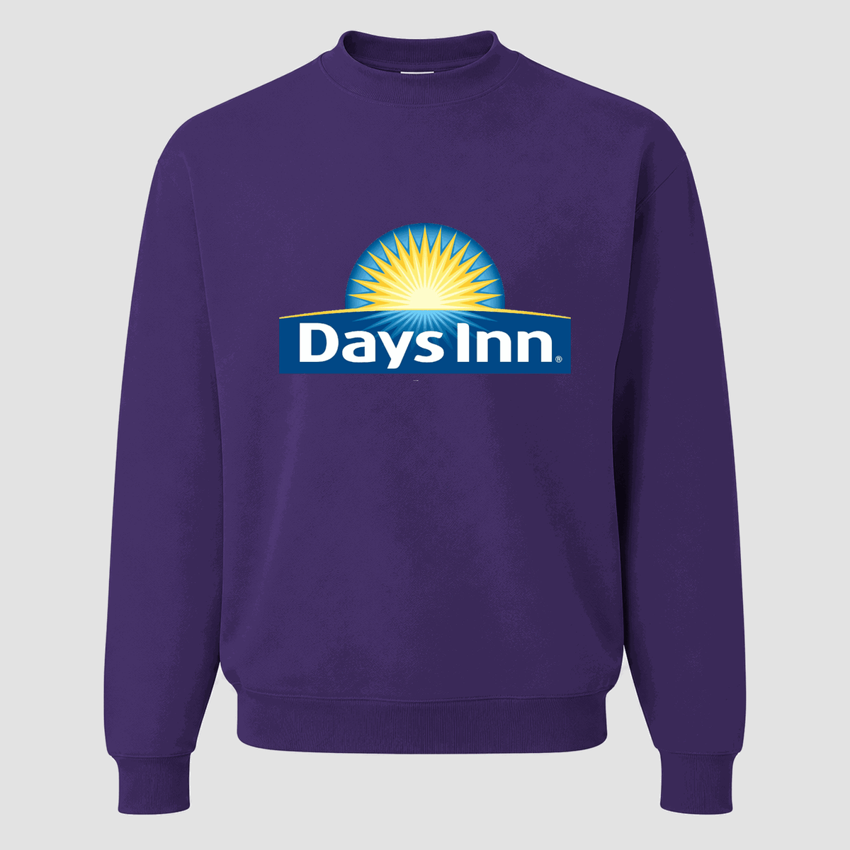 Men's Days Inn Crewneck Sweatshirt - Purple