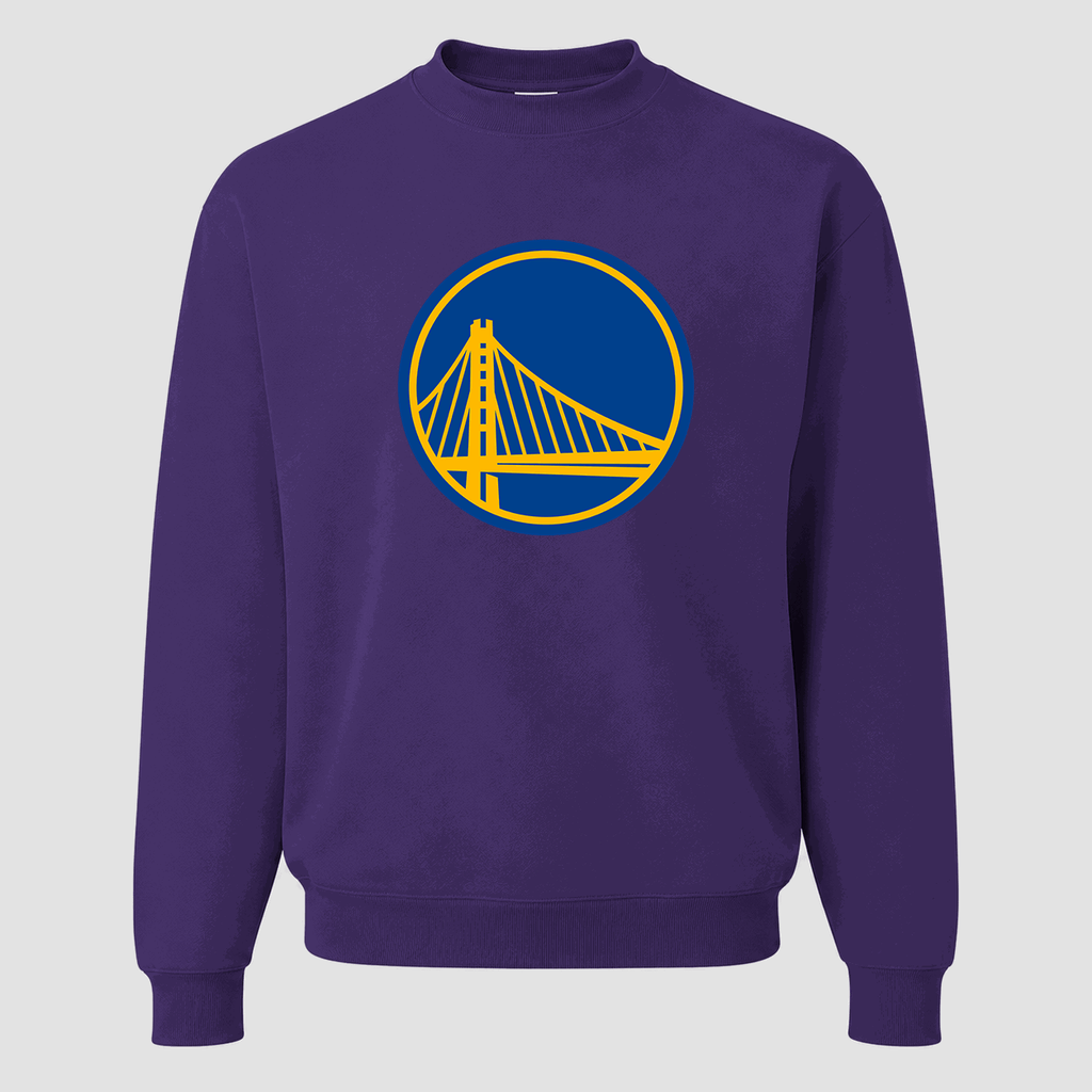 Men's Golden State Warriors Crewneck Sweatshirt - Purple