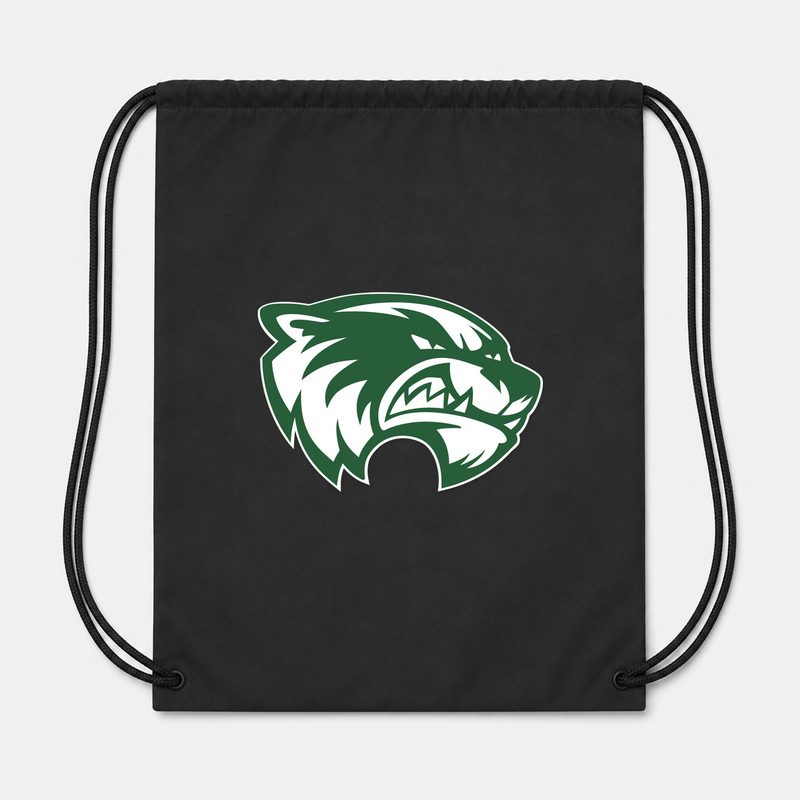 Utah Valley Wolverines Drawstring Bag - Black