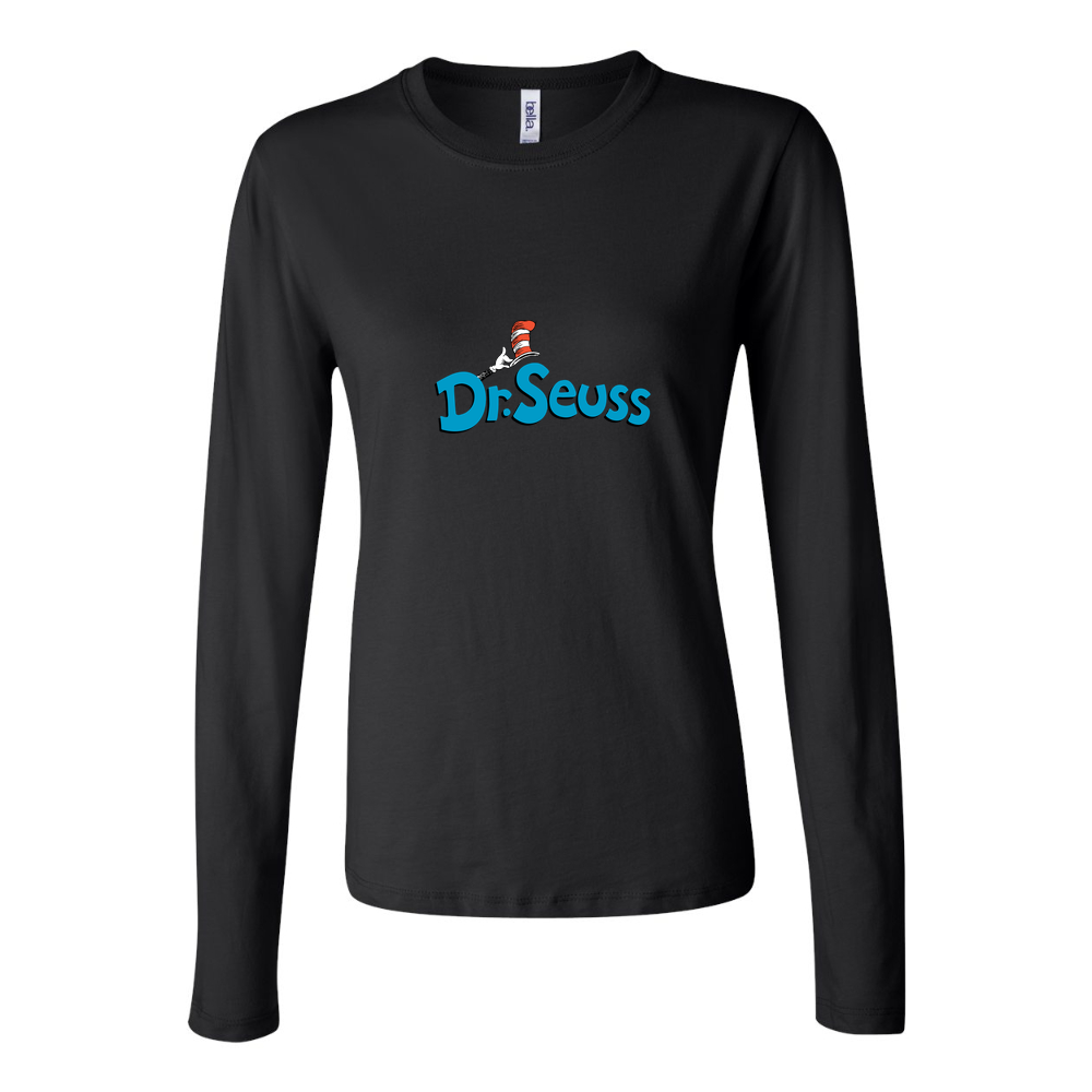 Women's Dr. Seuss Long Sleeve T-Shirt - Black