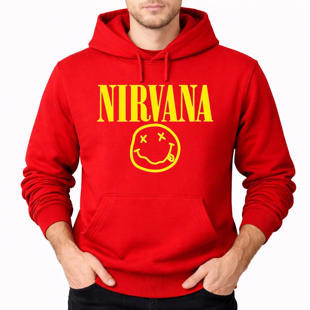 Men's Nirvana Pullover Hoodie - Red