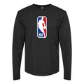 Men's nba Long sleeves Cotton Blend T-Shirt - Black