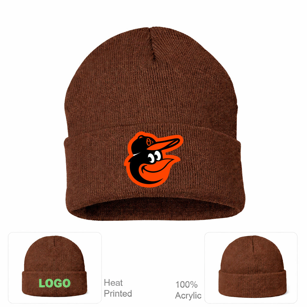 MLB Baltimore Orioles Beanie Hat - Brown