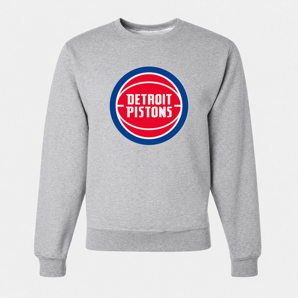Men's Detroit Pistons Crewneck Sweatshirt - Gray