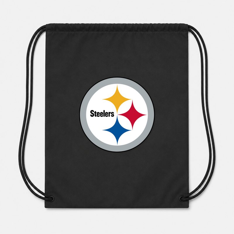 Pittsburgh Steelers Drawstring Bag - Black