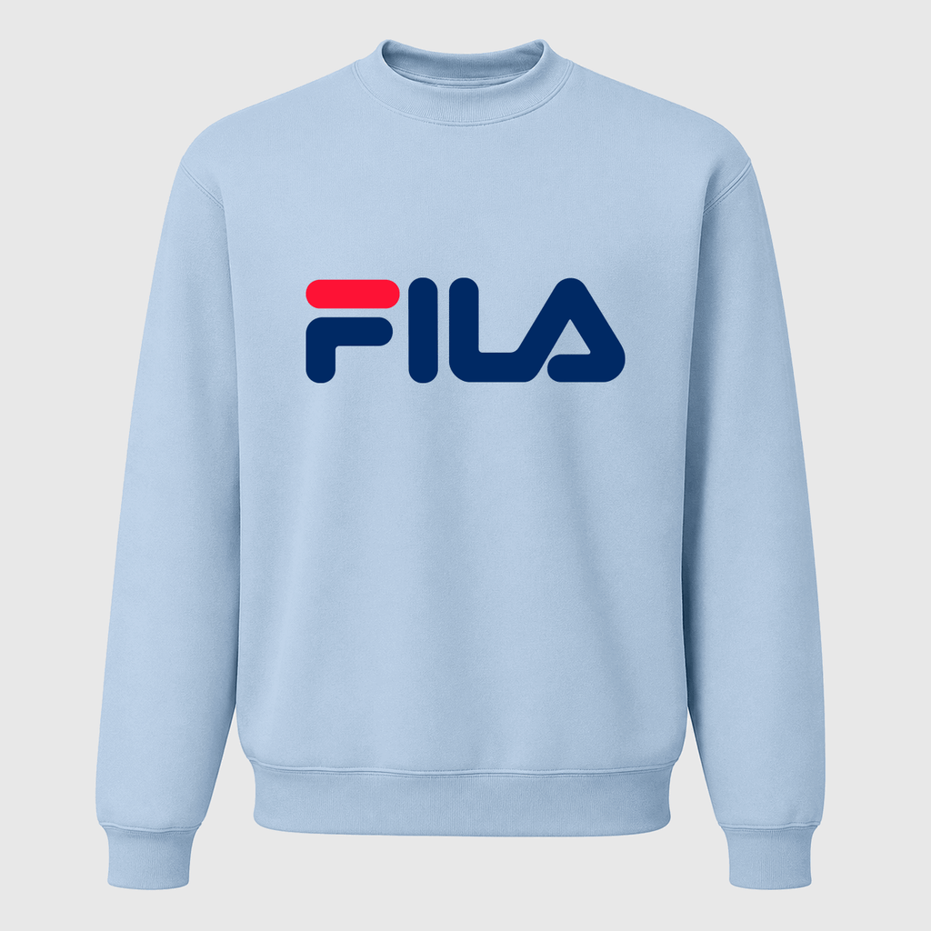 Men's Fila Crewneck Sweatshirt - Sky Blue
