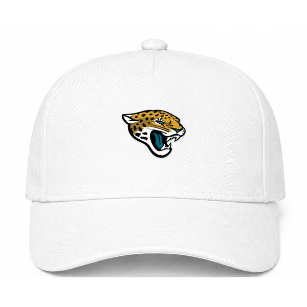 Jacksonville Jaguars NFL Logo White Dad Baseball Cap Hat