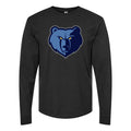Men's Memphis Grizzlies Long sleeves Cotton Blend T-Shirt - Black
