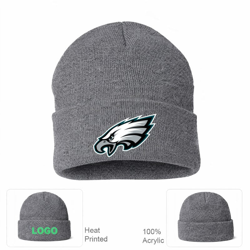 Philadelphia Eagles Grey Beanie Hat