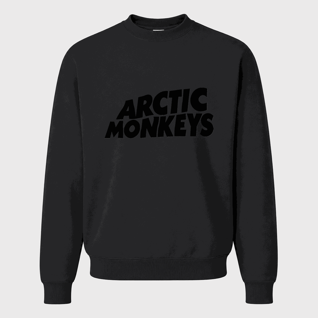 Men's Arctic Monkeys Crewneck Sweatshirt - Black