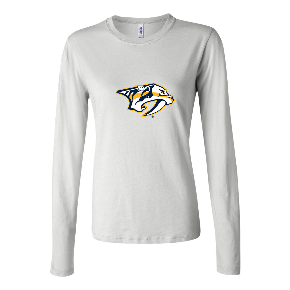 Women's Nashville Predators Long Sleeve T-Shirt - White