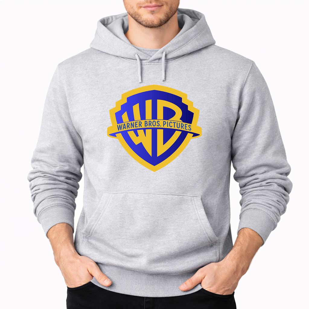 Men's Warner Bros Pullover Hoodie - Gray
