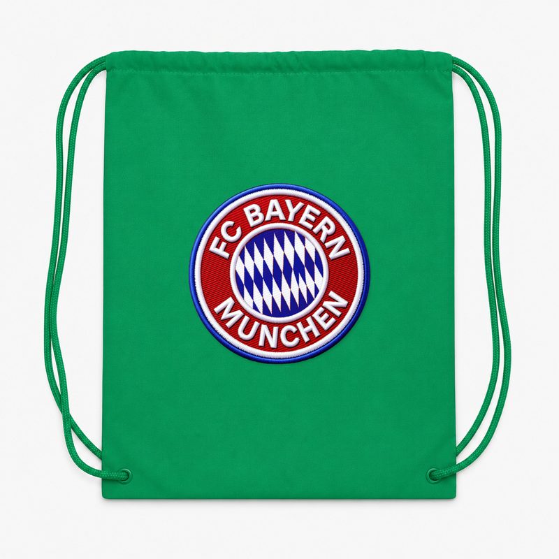 FC Bayern Munich Soccer Embroidery Drawstring Bag - Green