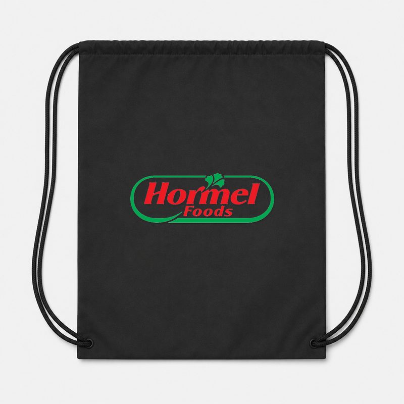 Hormel Food Drawstring Bag - Black