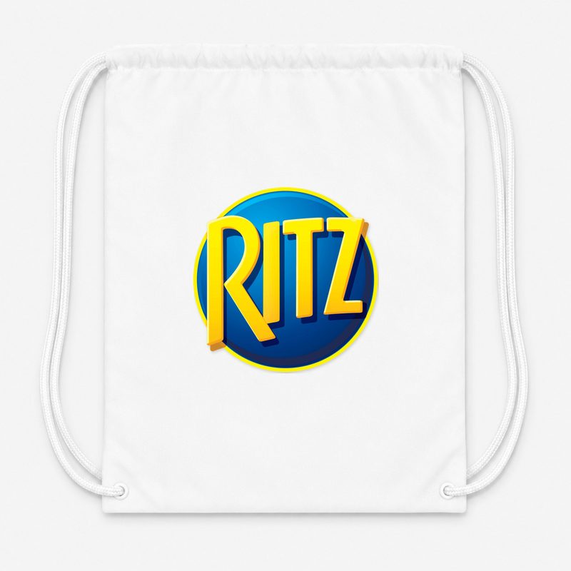 Ritz Mondelez Food Drawstring Bag - White