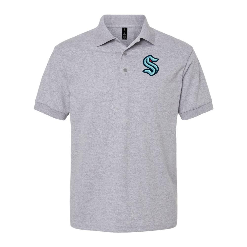Men's Seattle Kraken Dry Blend Polo - Gray