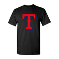 Men's Texas Rangers Cotton T-Shirt - Black