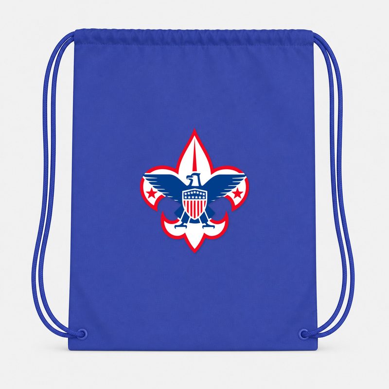 Boy Scout Drawstring Bag - Blue