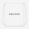 Equinox Drawstring Bag - White