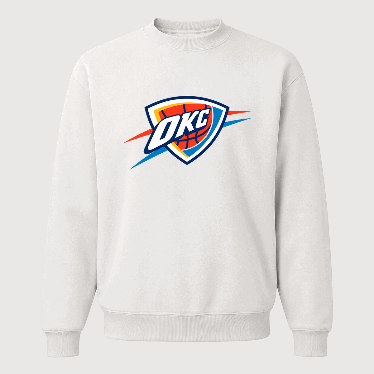 Men's Oklahoma City Thunder Crewneck Sweatshirt - White