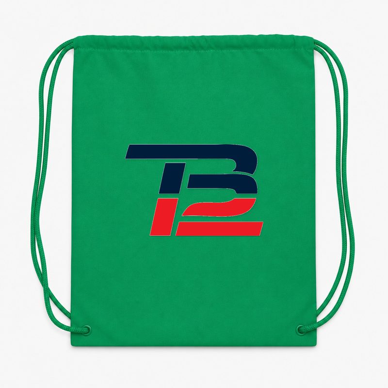 Tom Brady 12 Drawstring Bag - Green