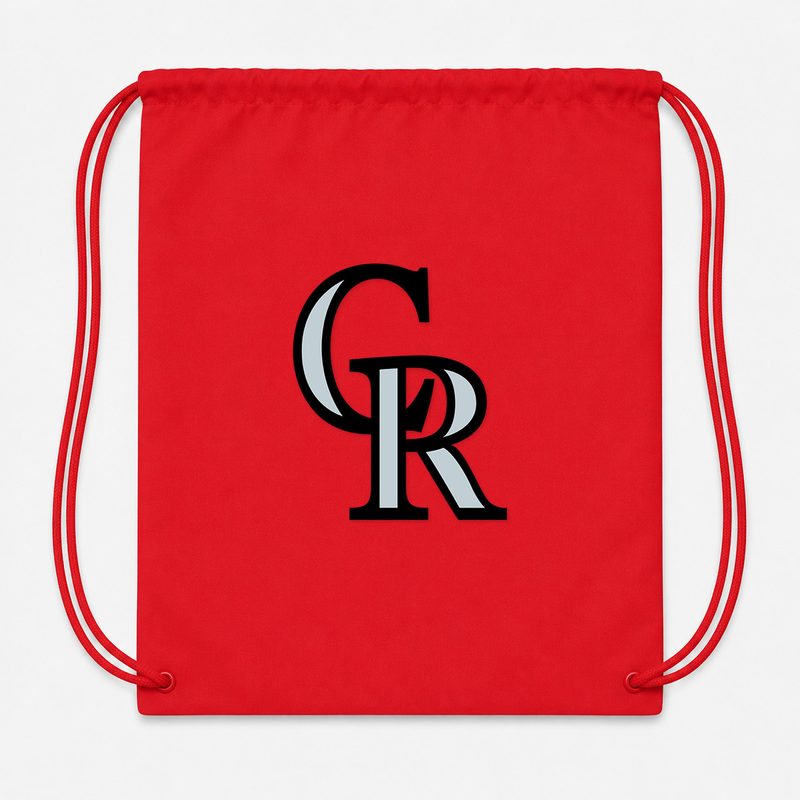 Colorado Rockies Drawstring Bag - Red