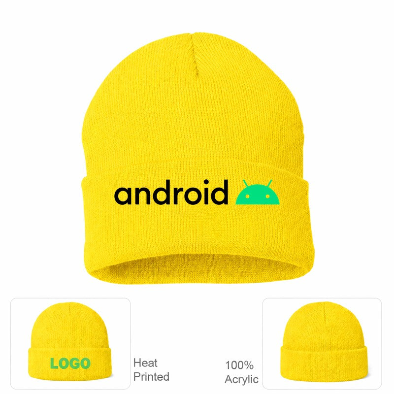 Android Beanie Hat - Yellow