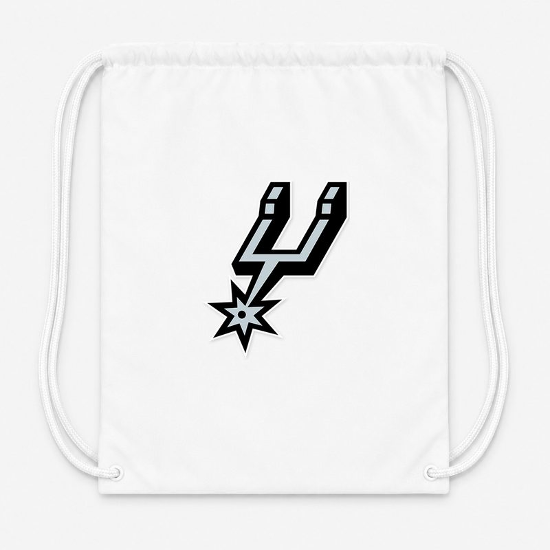 San Antonio Spurs Drawstring Bag - White