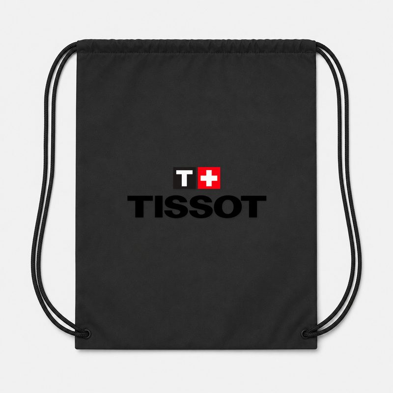 Tissot Drawstring Bag - Black