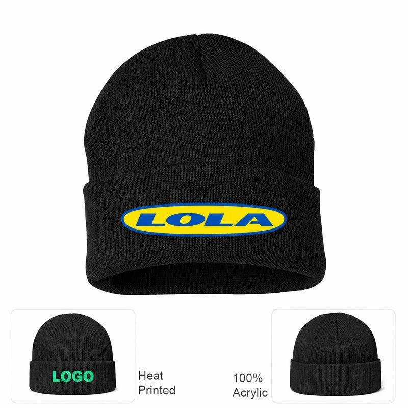 Lola Black Beanie Hat
