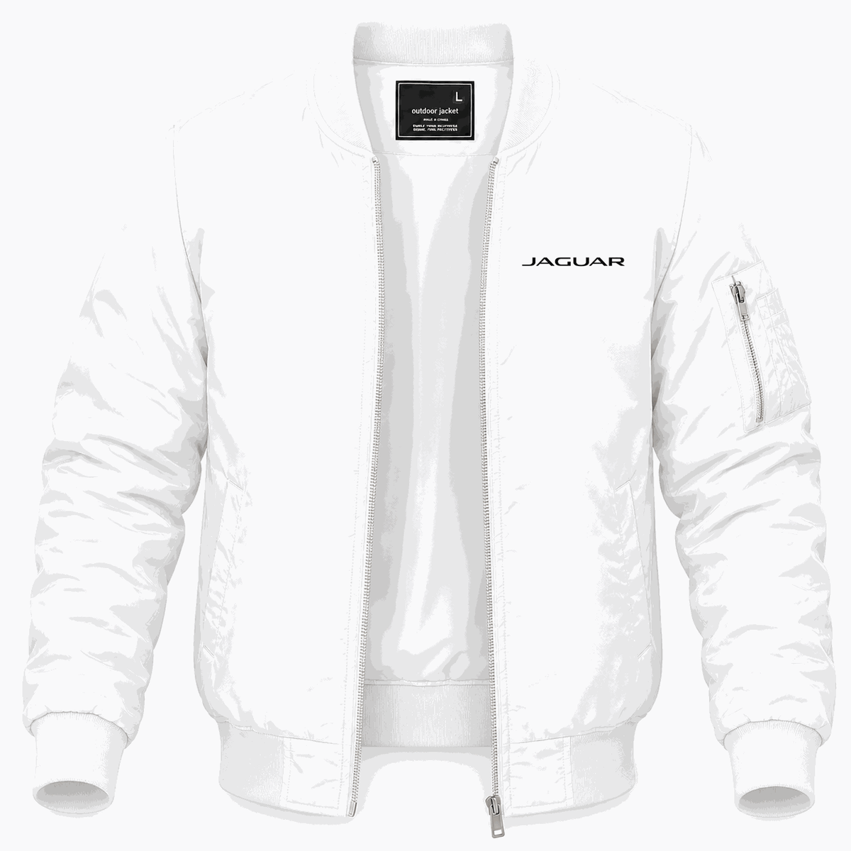 Men's Jaguar Racing Lightweight Bomber Jacket - White