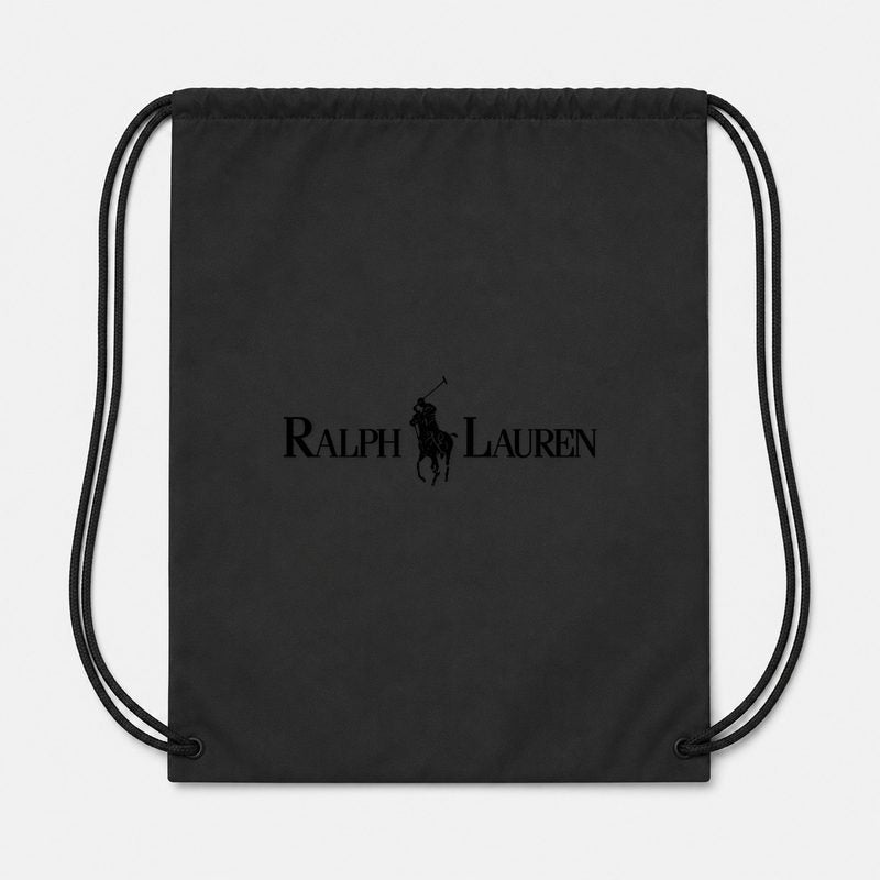 Polo Ralph Lauren Black Drawstring Bag - Black