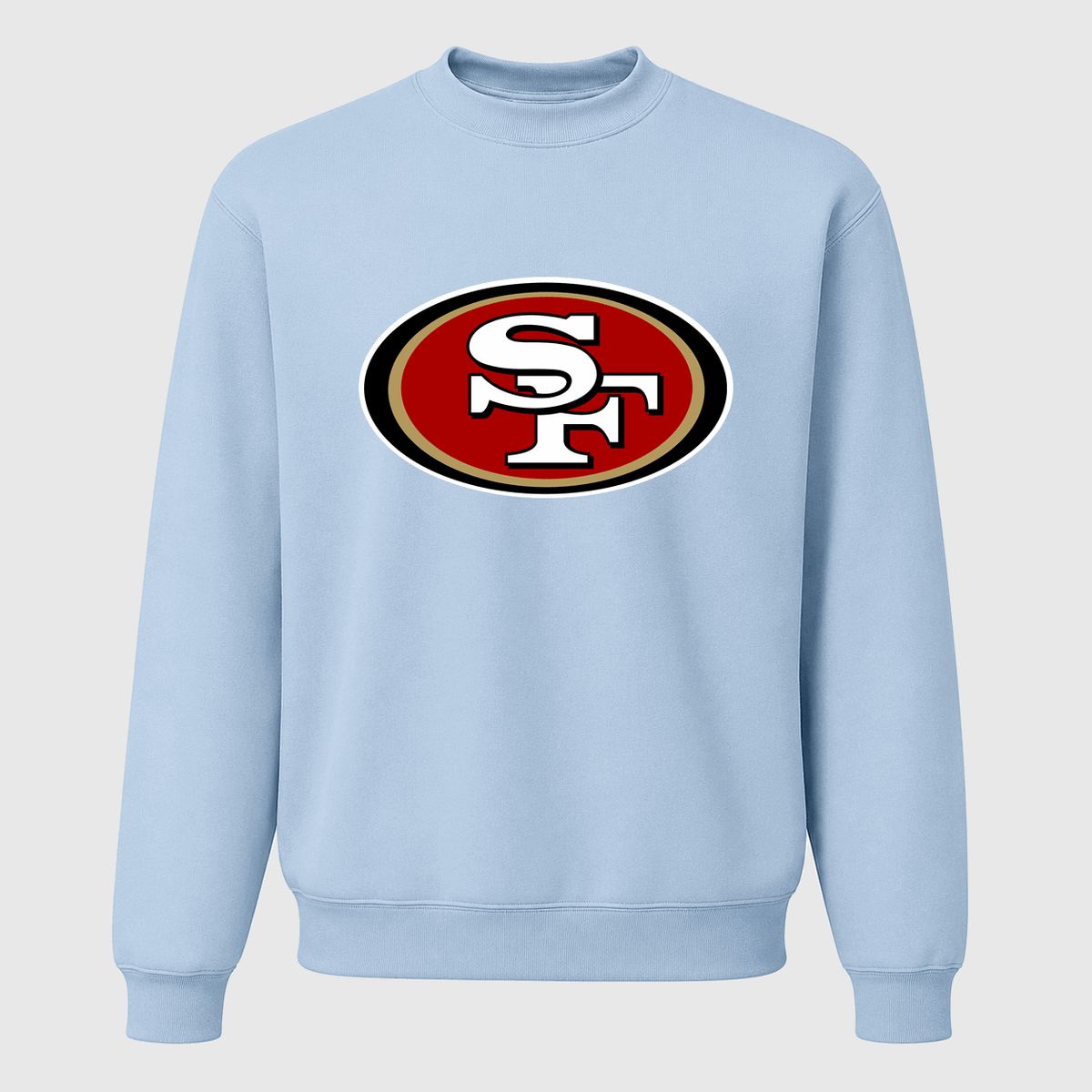 Men's San Francisco 49ers Crewneck Sweatshirt - Sky Blue
