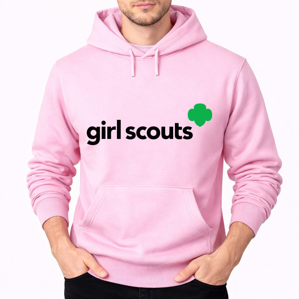 Men's Girl Scouts Pullover Hoodie - Pink