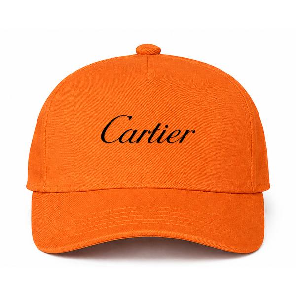 Cartier Logo Orange Dad Baseball Cap Hat