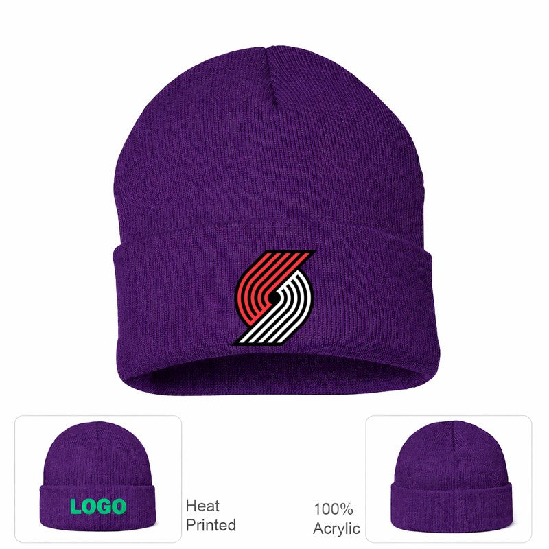 Portland Trail Blazers Purple Beanie Hat