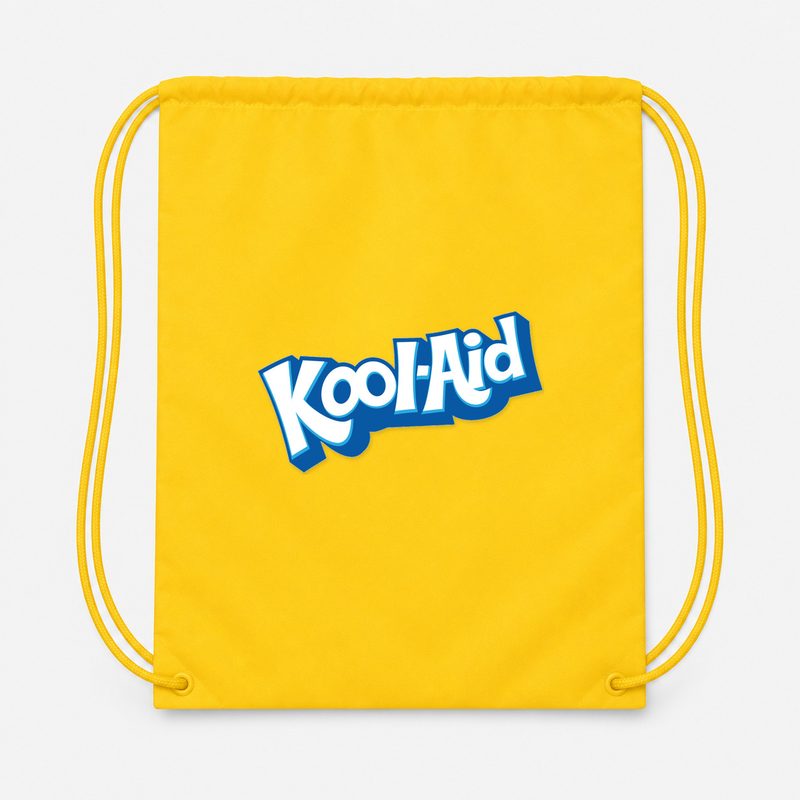 Kool Aid Brand Drawstring Bag - Yellow