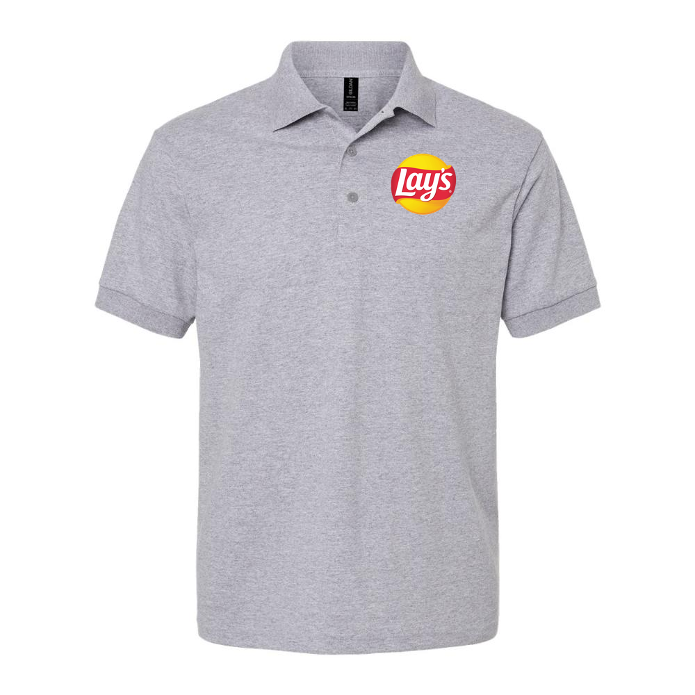 Men's Lay's Dry Blend Polo - Gray