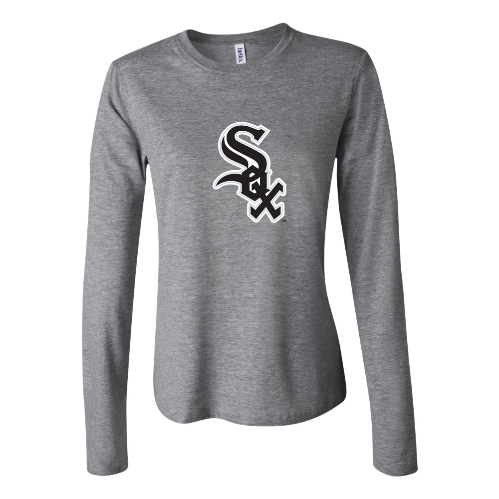 Women's Chicago White Sox Long Sleeve T-Shirt - Gray