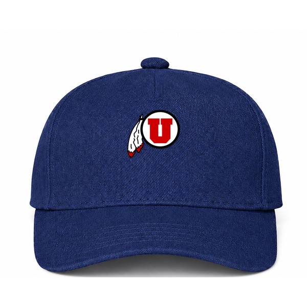 Utah Utes Logo Navy Dad Baseball Cap Hat