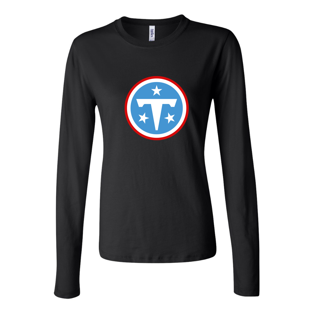 Women's Tennessee Titans Long Sleeve T-Shirt - Black