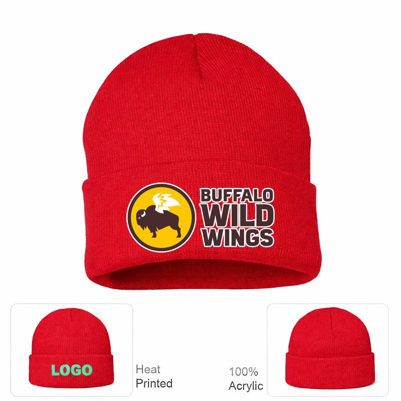 Buffalo Wild Wings Red Beanie Hat