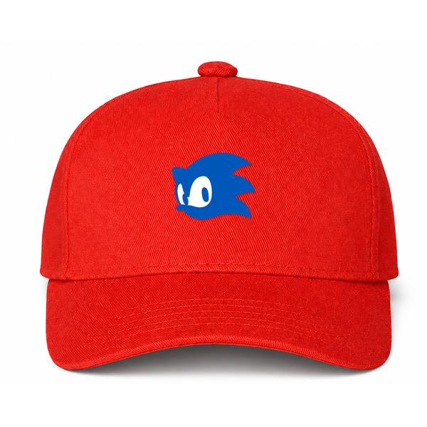Sonic Logo Red Dad Baseball Cap Hat