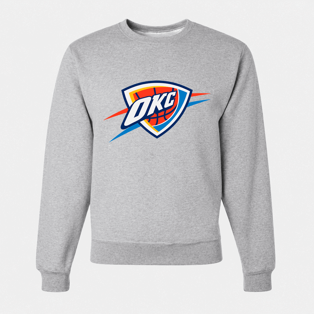 Men's Oklahoma City Thunder Crewneck Sweatshirt - Gray