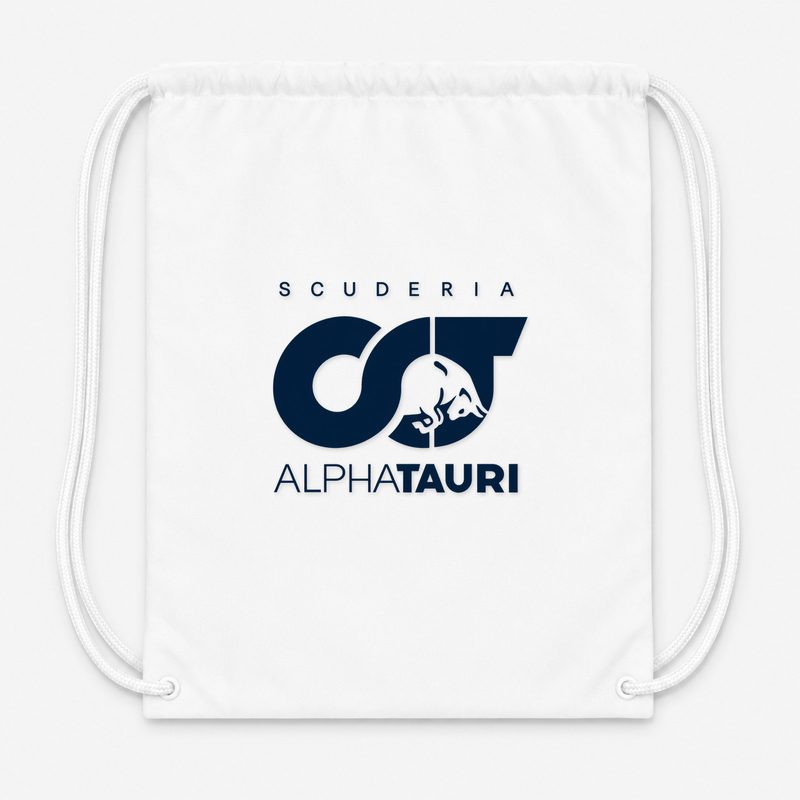 Scuderia AlphaTauri Drawstring Bag - White